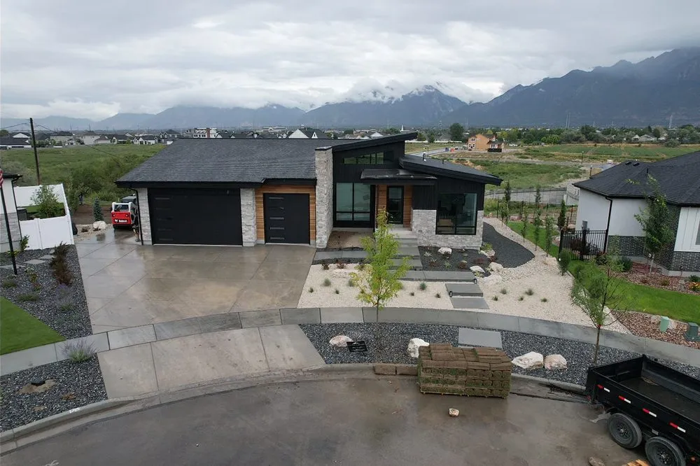 Custom lawn care service in Orem, UT by BlackPine Landscaping