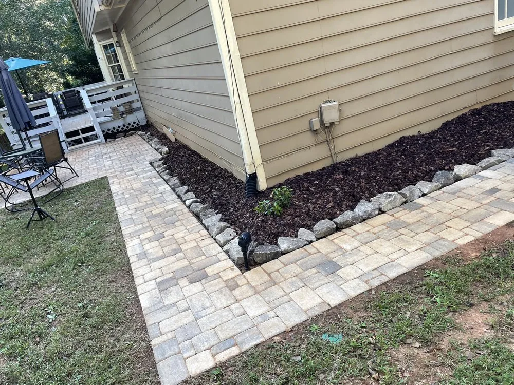 Affordable outdoor landscaping for outdoor upgrades in Lawrenceville, GA by BlackRock Landscape & Construction