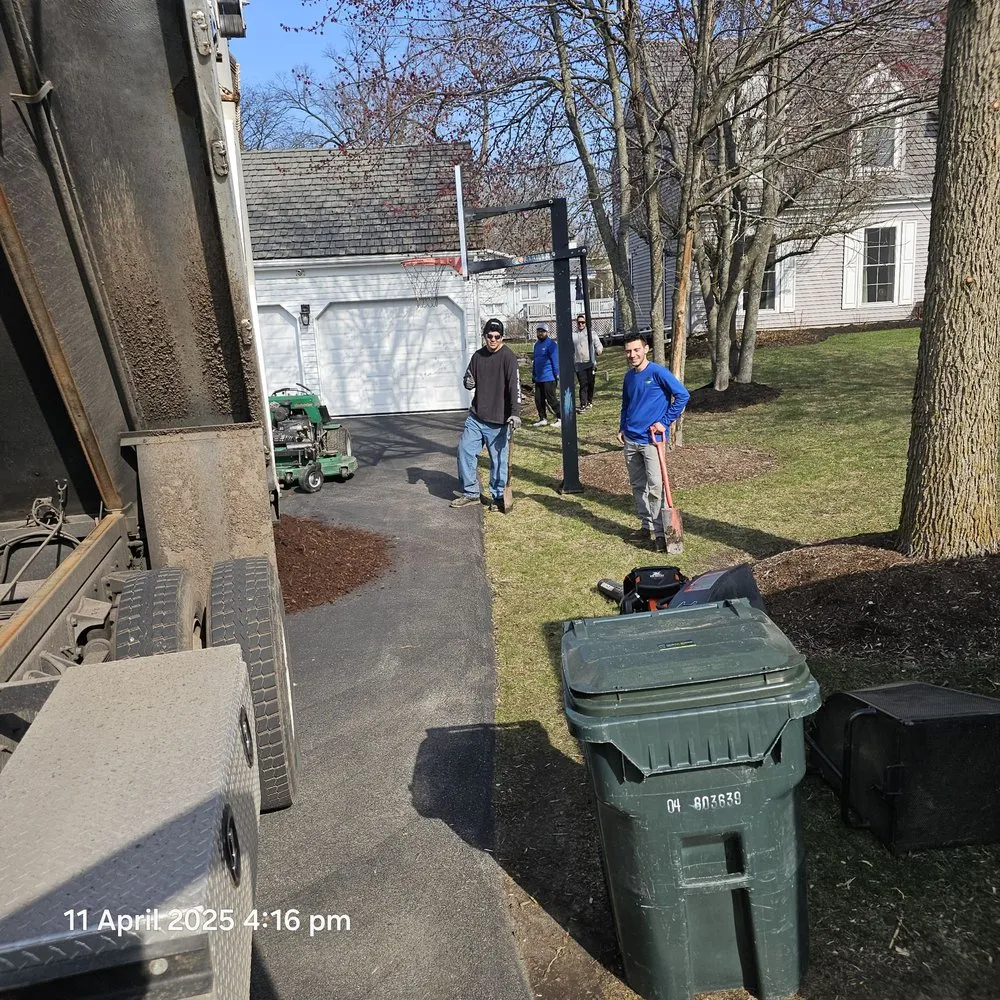 Professional yard maintenance for year-round maintenance in Barrington, IL by BlackRock Outdoor Living