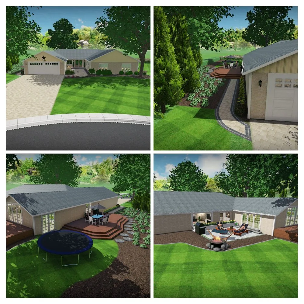 Expert yard cleanup service with custom design across Barrington, IL - BlackRock Outdoor Living