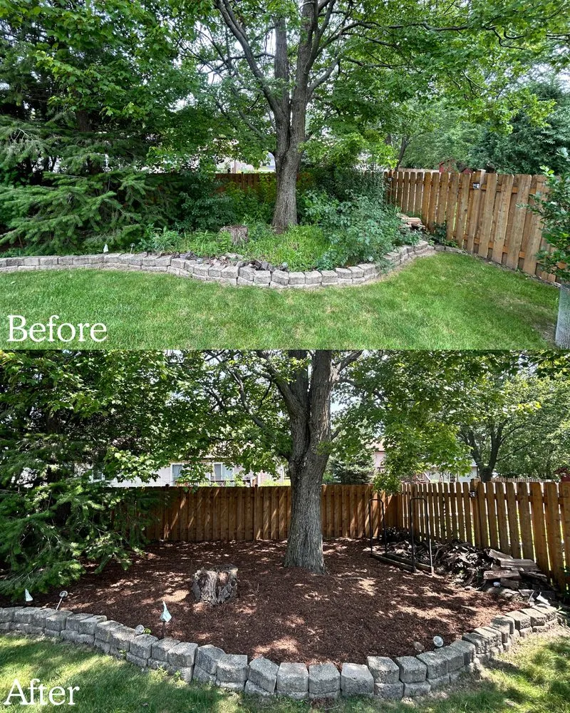 Expert lawn mowing service in Barrington, IL by BlackRock Outdoor Living