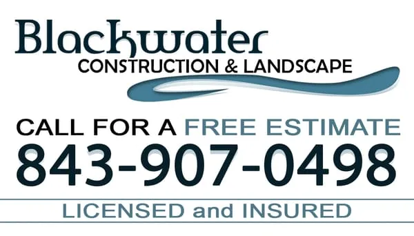 Blackwater Construction & Landscape Logo