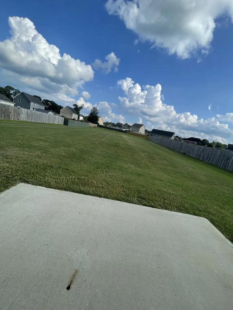 Custom landscape installation for homes in Jacksonville, NC by Blade an Bloom Commercial Landscaping