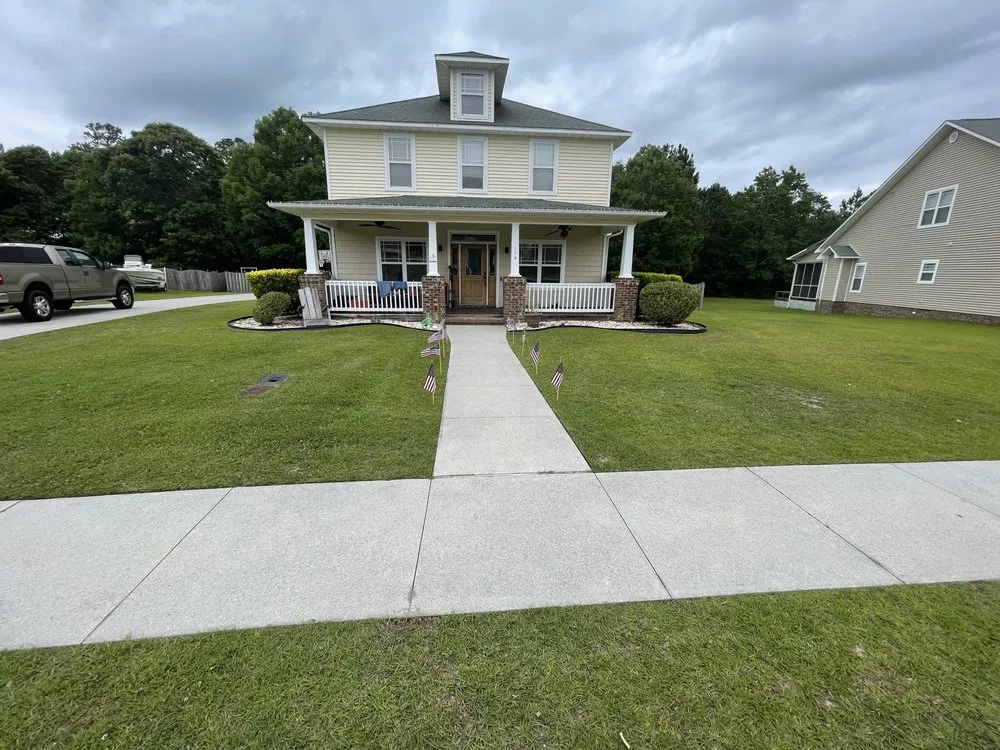 Professional lawn care service for residential properties across Jacksonville, NC - Blade an Bloom Commercial Landscaping