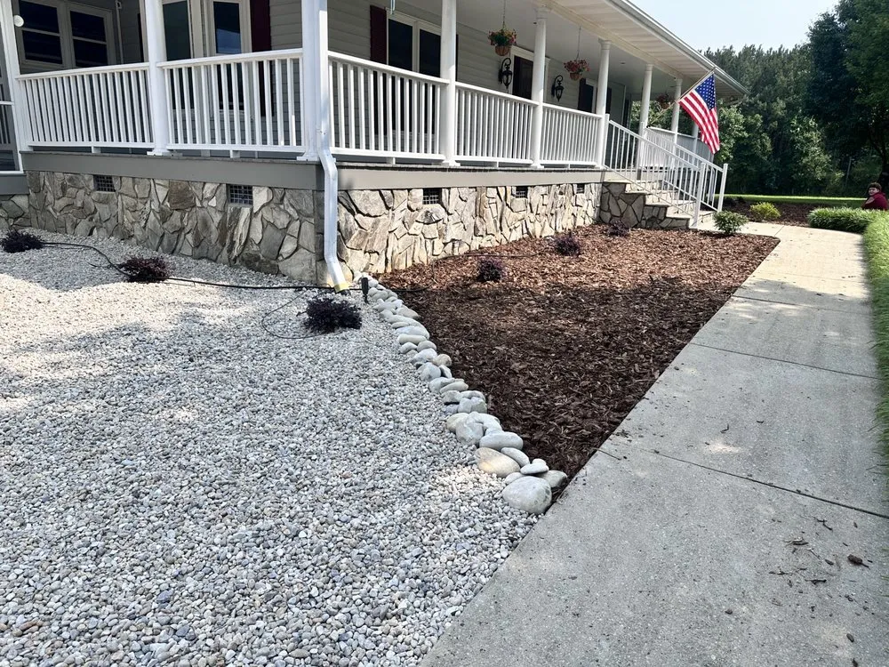 Affordable residential landscaping in Statesville, NC by Blade Landscape