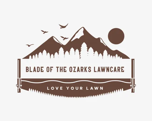 Blade Of The Ozarks Lawn Care Logo