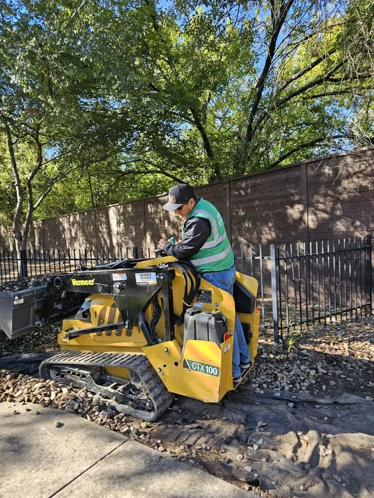 Professional landscape installation in Austin, TX by Blade Runner Landscapes