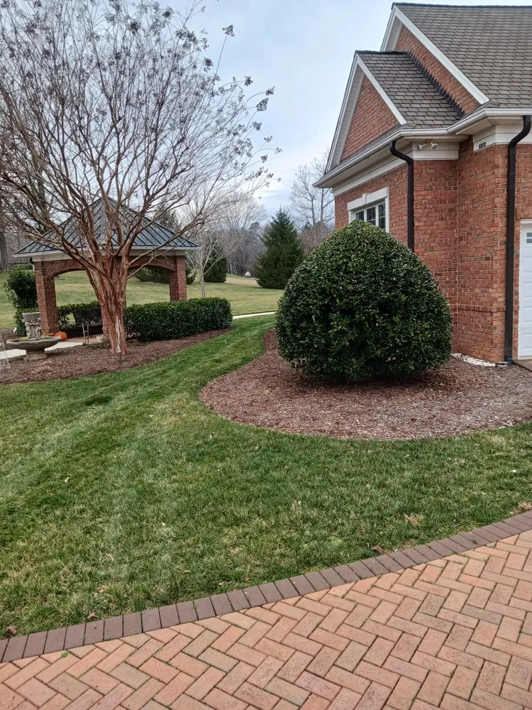 Affordable landscape design in Asheboro, NC by Blade Runner Lawn Care