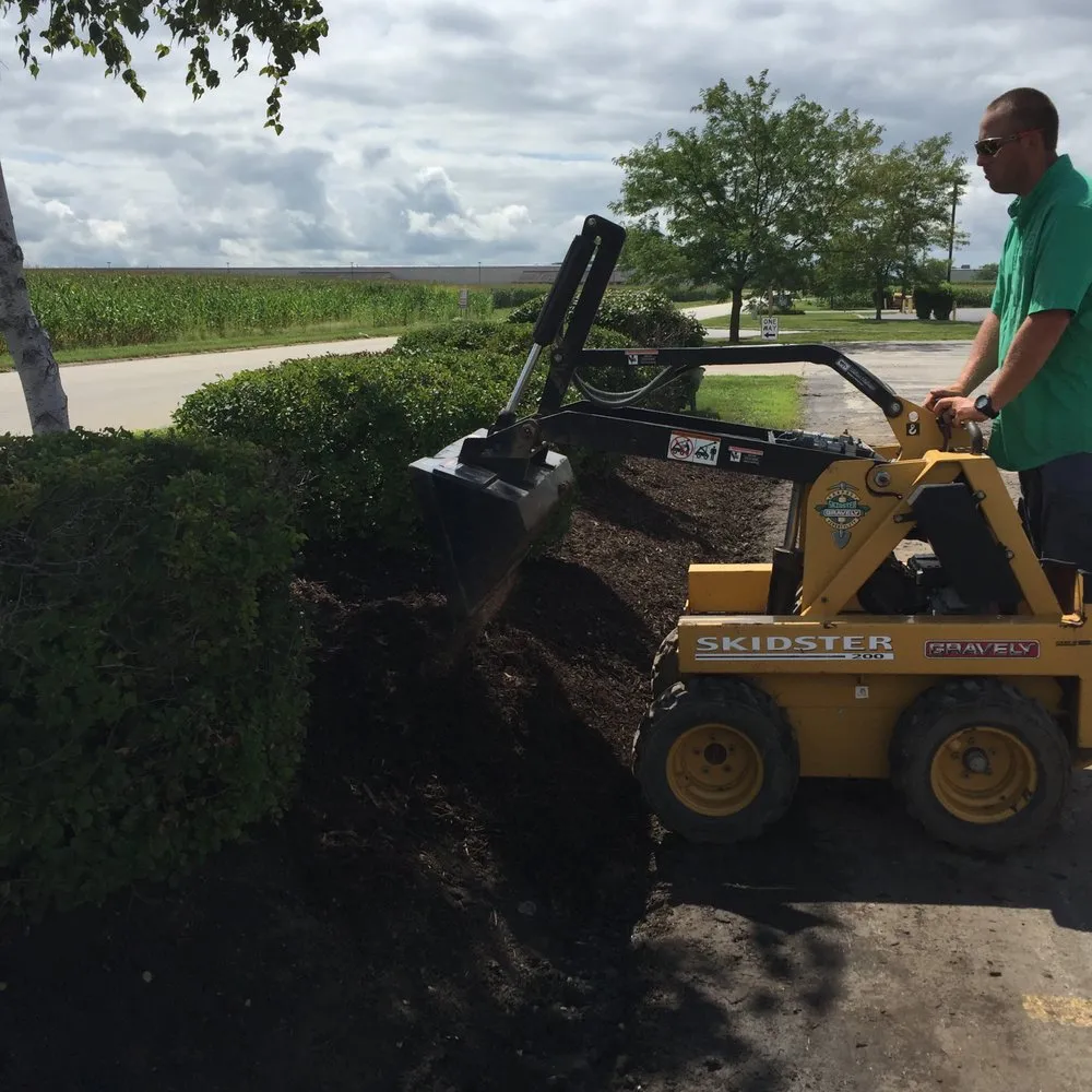 Local residential landscaping in Grant Park, IL by Blade Runners Lawn Services