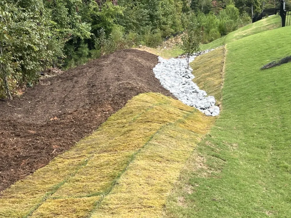 Custom yard cleanup service in Charlotte, NC by Bladerunner Landscaping