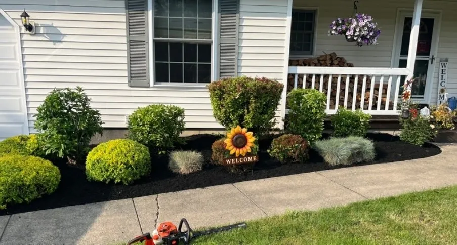 Expert residential landscaping for residential properties in Athol Springs, NY by BladeRunners Lawn & Landscape