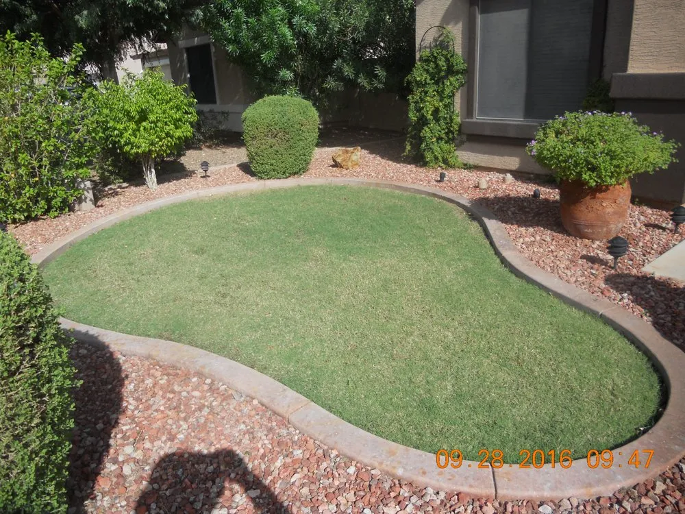 Trusted garden landscaping in Apache Junction, AZ by BLADES Desert Lawn Care & Pool Service