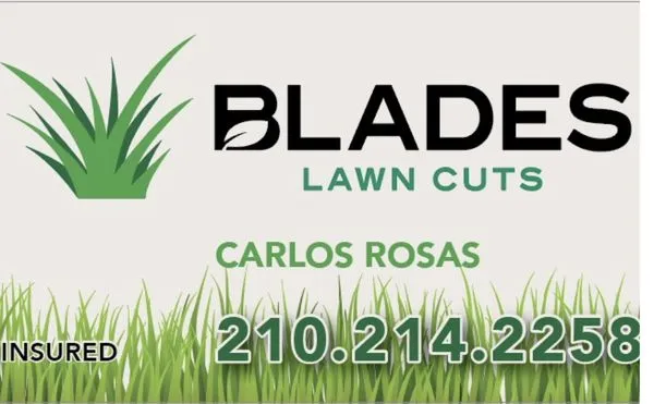 Blades Lawn Cuts Logo
