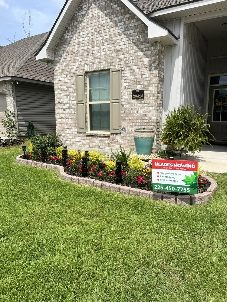 Reliable garden landscaping in French Settlement, LA - Blades Mowing & Landscaping