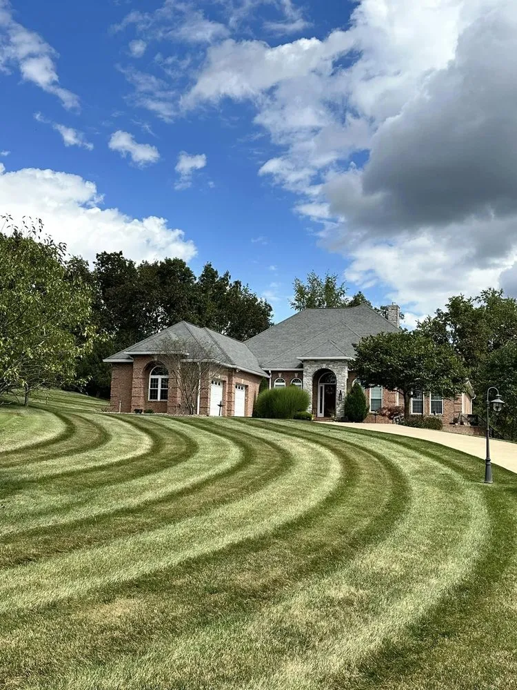 Custom landscape design for residential properties in Marietta, OH by Blades of Glory Lawn Care