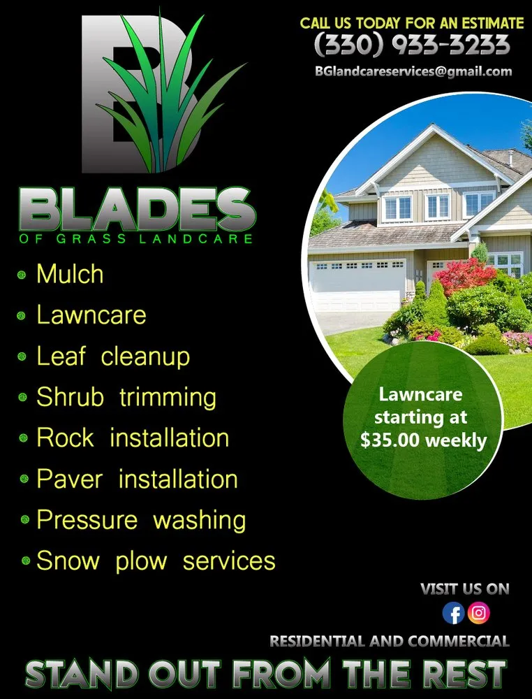 Trusted landscaping services experts serving Canton, OH - Blades Of Grass Landcare
