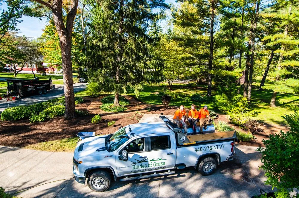 Affordable yard maintenance for residential properties in Oberlin, OH by Blades of Grass Landscaping