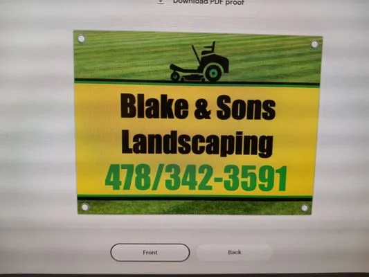 Blake & Sons Lawncare &More
