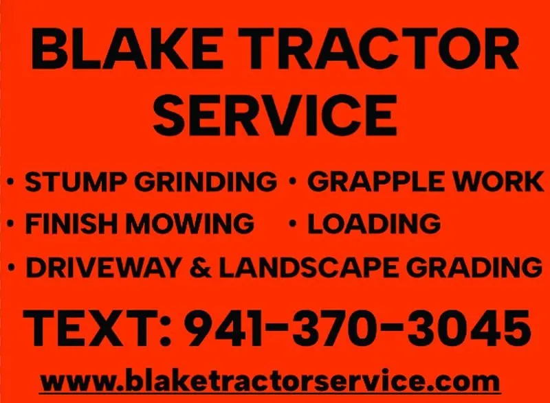 Reliable yard cleanup service in Englewood, FL by Blake Tractor Service