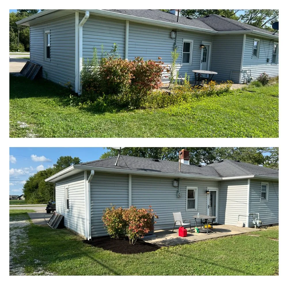 Custom landscape design in New Castle, IN by Blake’s Exterior Projects