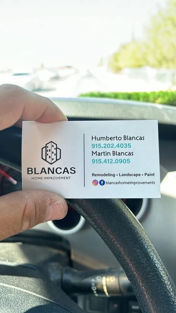 Top-rated landscaping services in El Paso, TX - Blancas Home Improvments