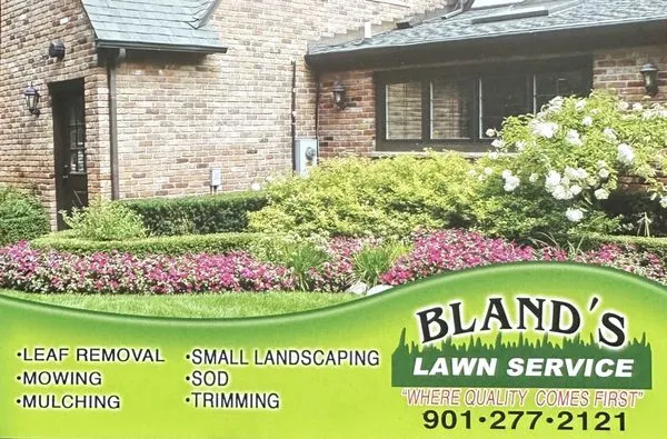 Bland's Lawn Service Logo