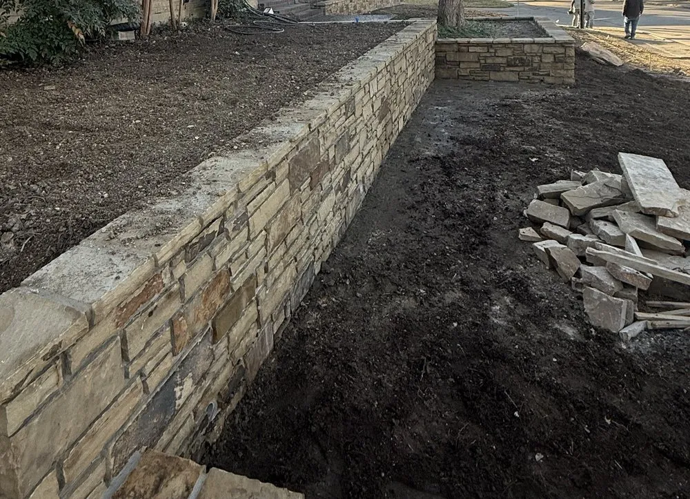 Affordable landscape installation in Richardson, TX - Blaney Stonework & Landscape