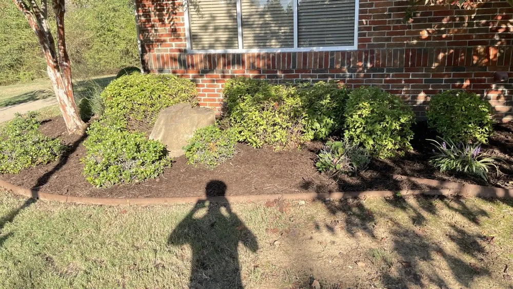 Custom garden landscaping with custom design across Conway, AR - Blankenship Outdoors