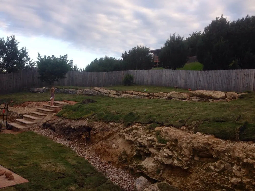 Professional yard maintenance in Dripping Springs, TX by Blazek Landscapes