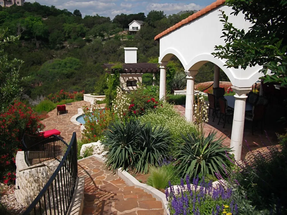 Custom outdoor landscaping for residential properties across Dripping Springs, TX - Blazek Landscapes