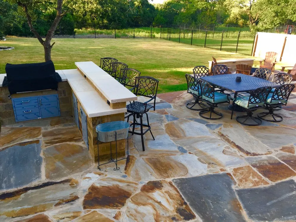 Custom outdoor landscaping in Dripping Springs, TX - Blazek Landscapes