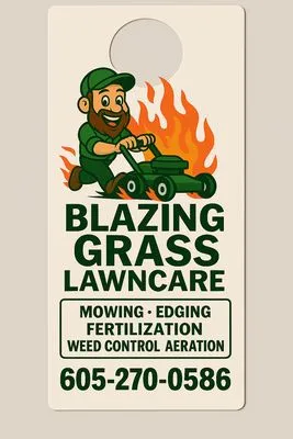 Blazing Grass Lawncare Logo