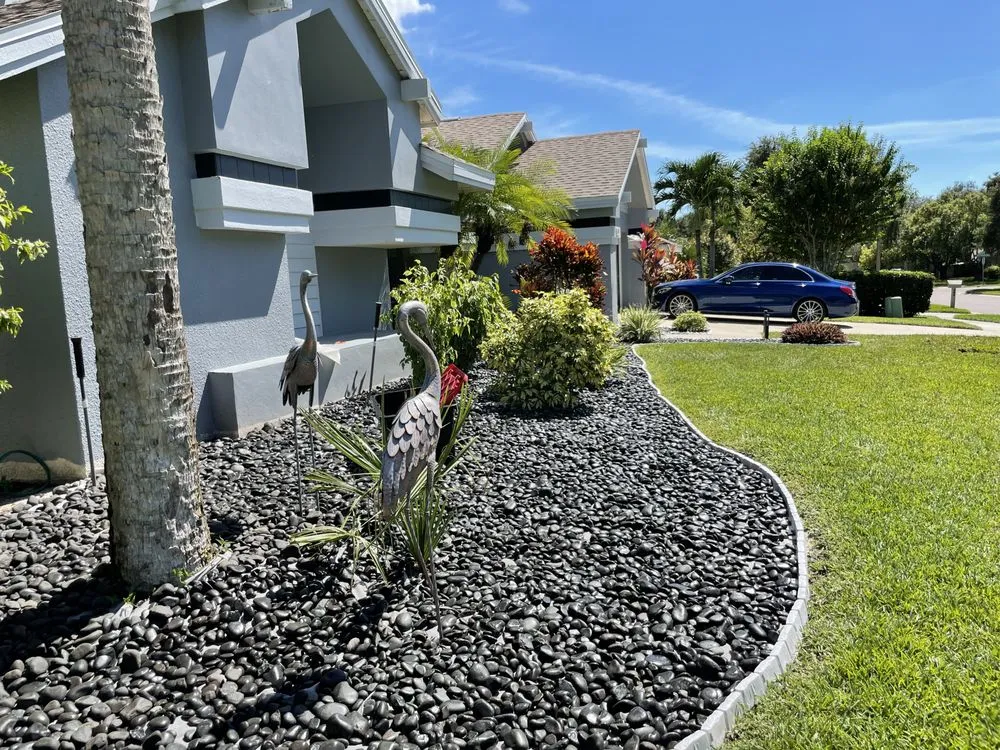 Custom yard cleanup service in Clearwater, FL - Blazing Stars Landscape Design