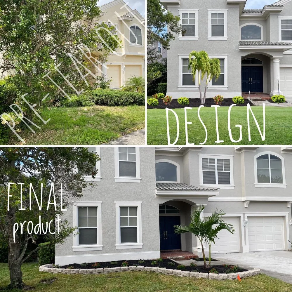 Custom outdoor landscaping in Clearwater, FL - Blazing Stars Landscape Design