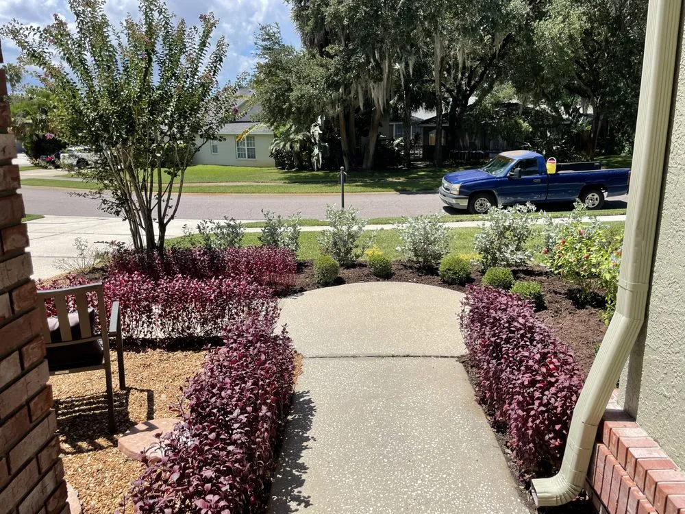 Custom garden landscaping for beautiful yards across Clearwater, FL - Blazing Stars Landscape Design