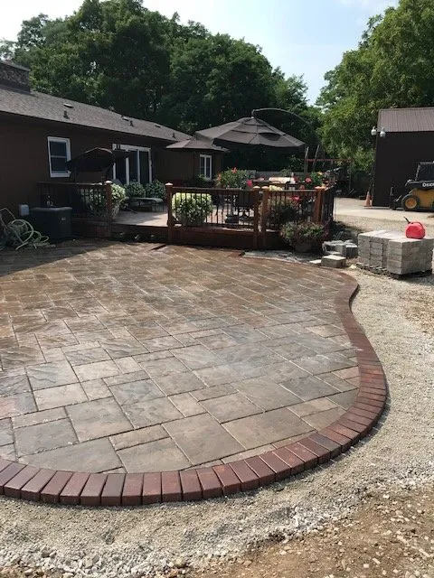 Professional outdoor landscaping in Yorkville, IL by BLC Yardworks