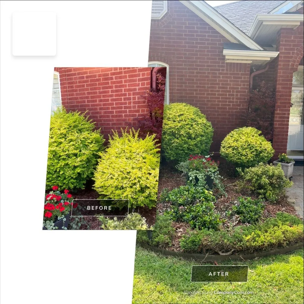 Custom garden landscaping for residential properties across Anadarko, OK - Blendedrootz Lawn Care Services