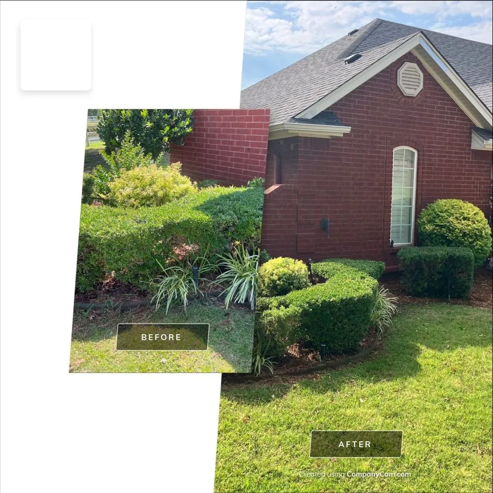 Expert garden landscaping for year-round maintenance in Anadarko, OK by Blendedrootz Lawn Care Services