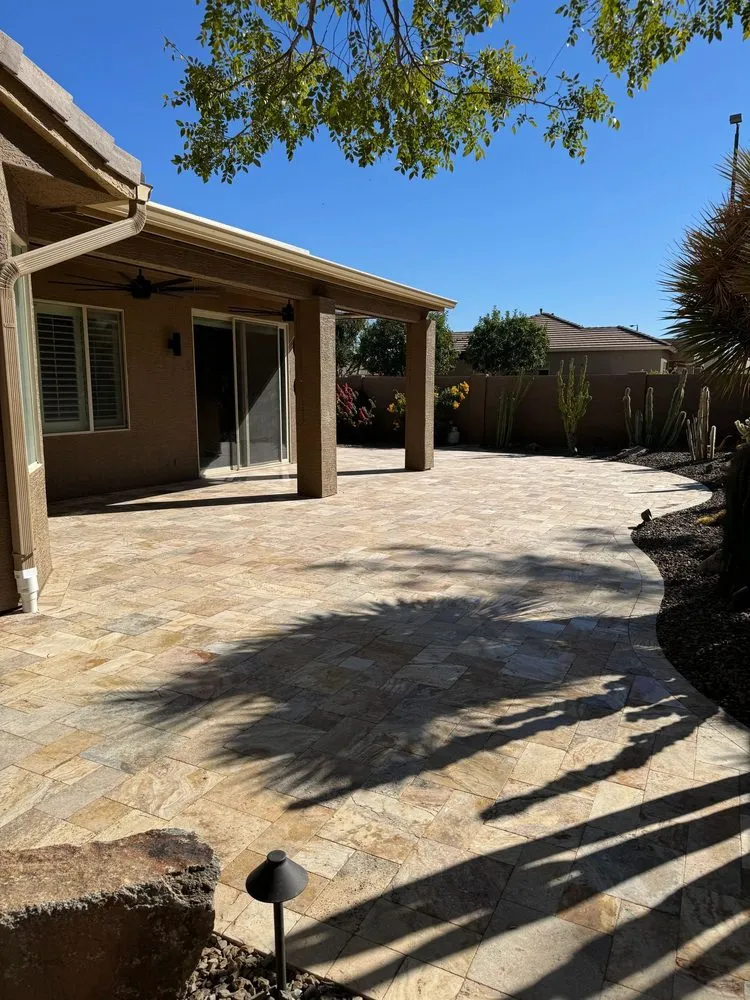 Expert lawn mowing service for outdoor upgrades in Chandler, AZ by Bless Tierra Landscaping