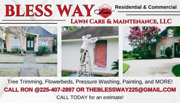Bless Way Lawn Care & Maintenance Logo