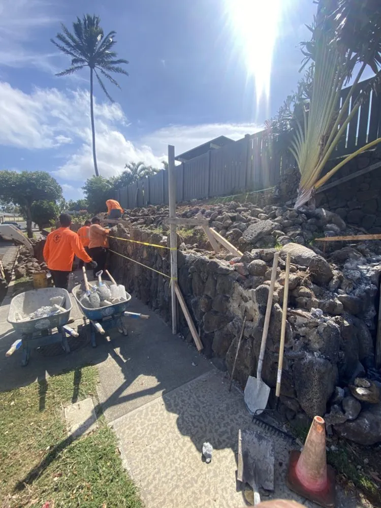 Custom landscaping services in Kapolei, HI by Blessed Construction