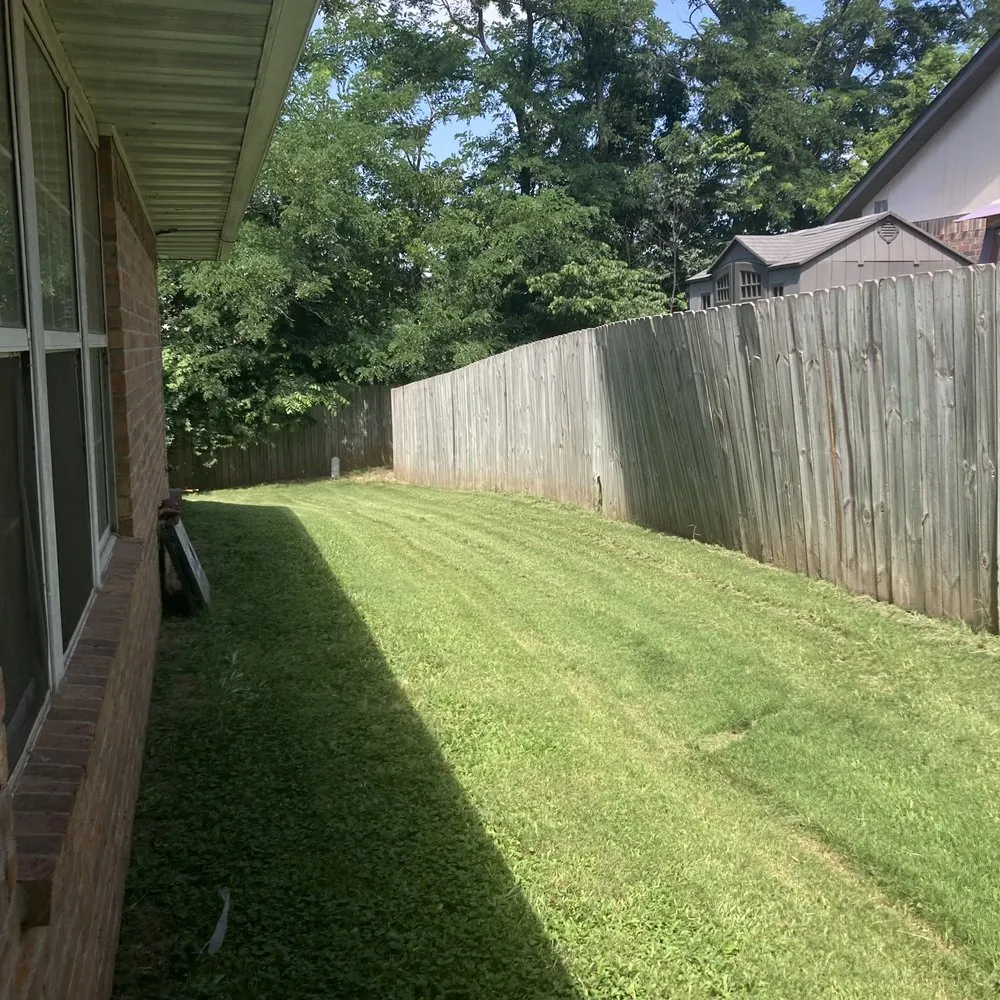 Top-rated garden landscaping in Fayetteville, AR by Blessed Family