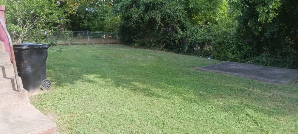 Custom yard cleanup service for outdoor upgrades in Danville, VA by Blessed Hands Landscaping