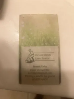 Blessed Hands Landscaping Logo