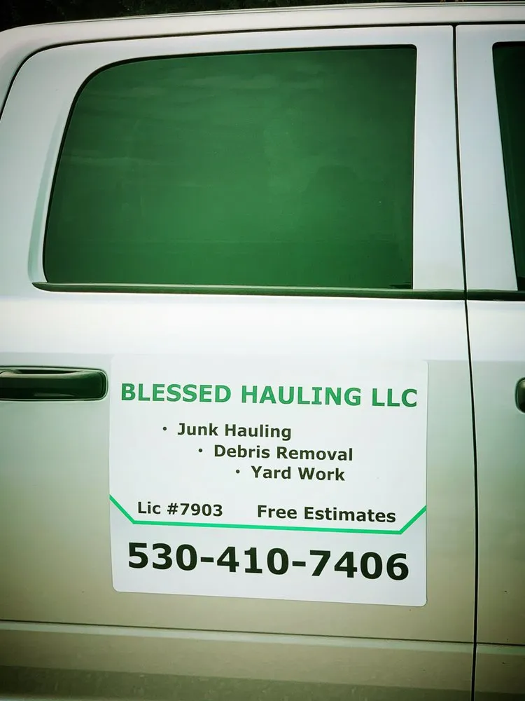 Top-rated yard cleanup service in Weed, CA by Blessed Hauling