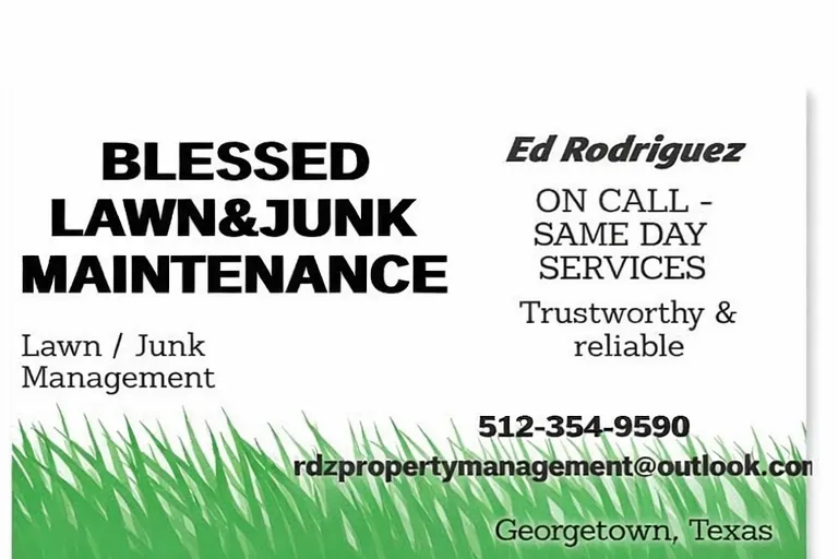 Affordable outdoor landscaping in Georgetown, TX by Blessed landscaping & construction design