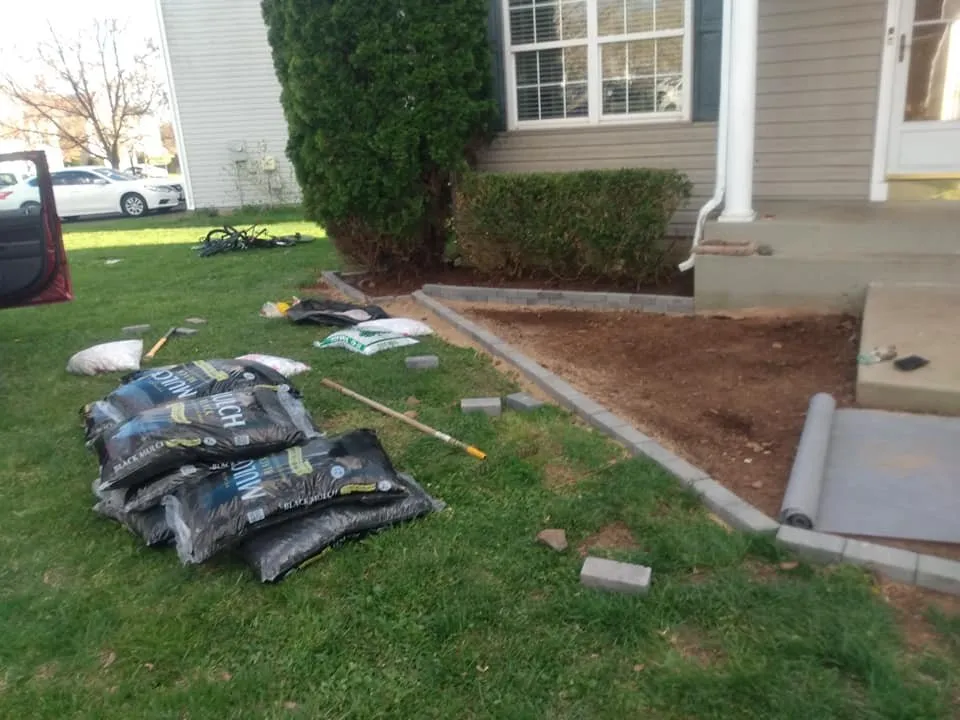 Local yard cleanup service with custom design in CULPEPER, VA by Blessed Work Services