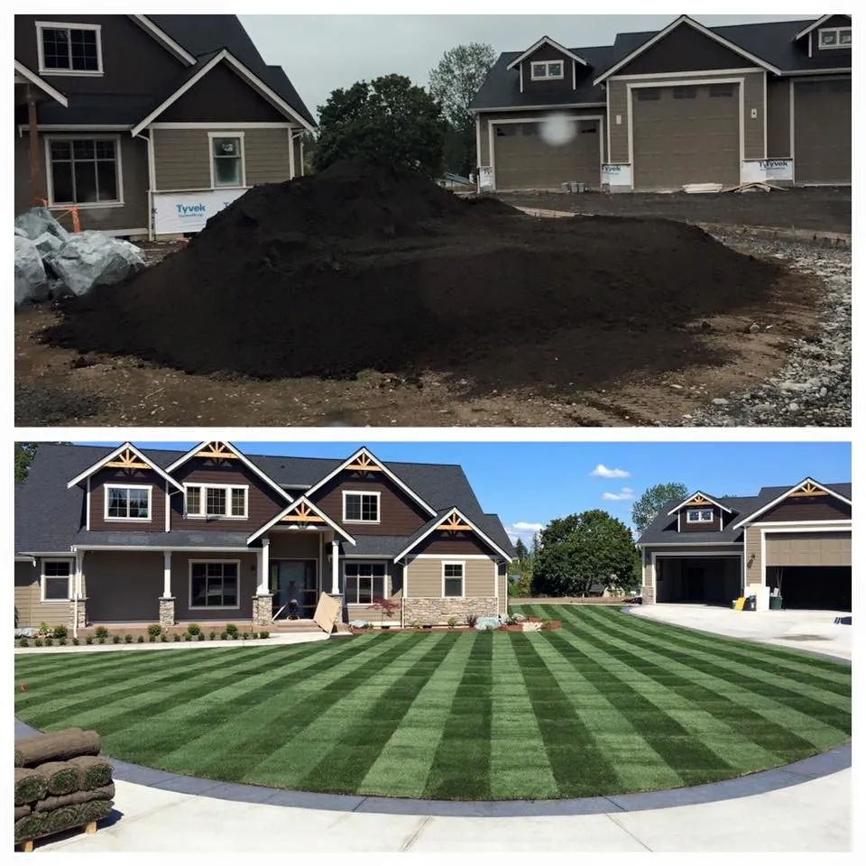 Custom outdoor landscaping for year-round maintenance in Tumwater, WA by Blessing Day Landscaping