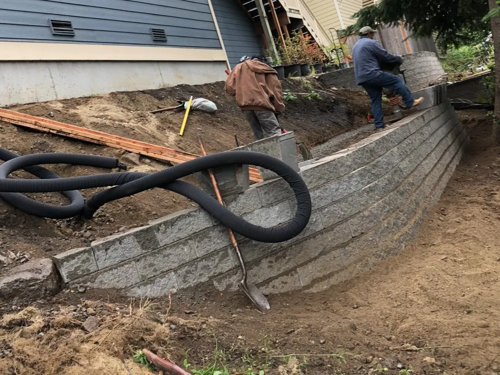 Custom landscape design in Tumwater, WA by Blessing Day Landscaping