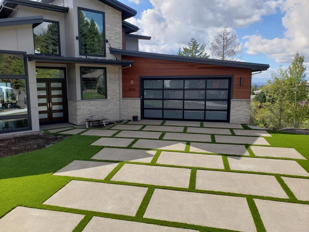 Expert landscape installation in Portland, OR by Blessing Landscapes